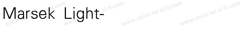 Marsek Light字体转换